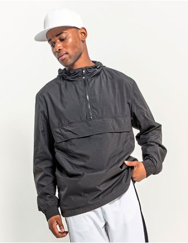 B-BY096-Basic Pull Over Jacket